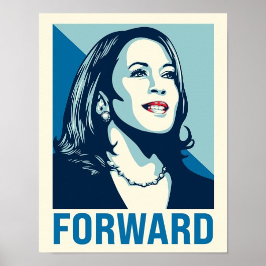 Kamala Harris Forward 11 x 14 Poster (Vorne)