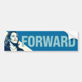 KAMALA HARRIS FORWARD AUTOAUFKLEBER (Vorne)