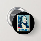 Kamala Harris Forward Button (Vorne & Hinten)