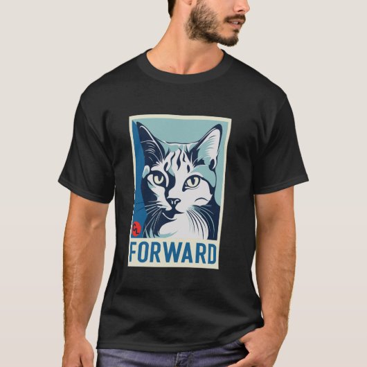 Kamala Harris Forward Childless Cat Ladys for Kam T-Shirt (Vorderseite)
