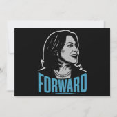 Kamala Harris Forward Einladung (Vorderseite)