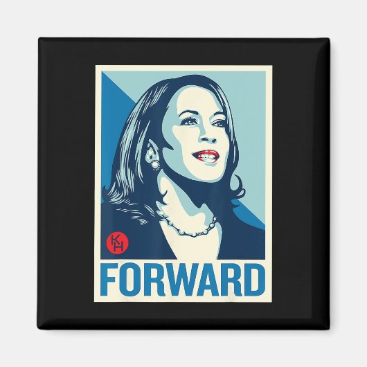 Kamala Harris Forward Magnet (Vorne)