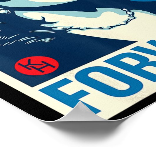 Kamala Harris Forward Poster (Ecke)