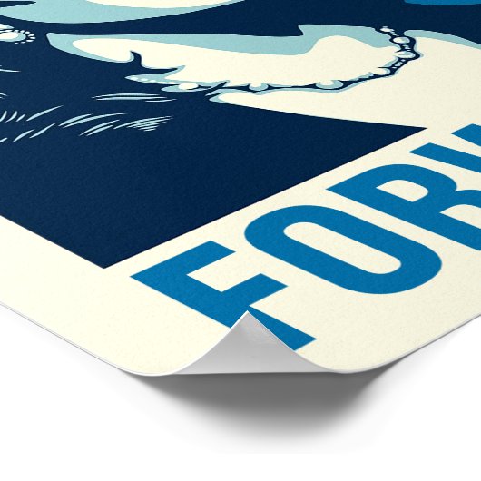 KAMALA HARRIS FORWARD POSTER (Ecke)