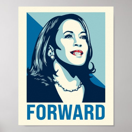 KAMALA HARRIS FORWARD POSTER (Vorne)