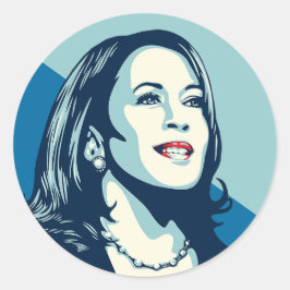 KAMALA HARRIS FORWARD RUNDER AUFKLEBER