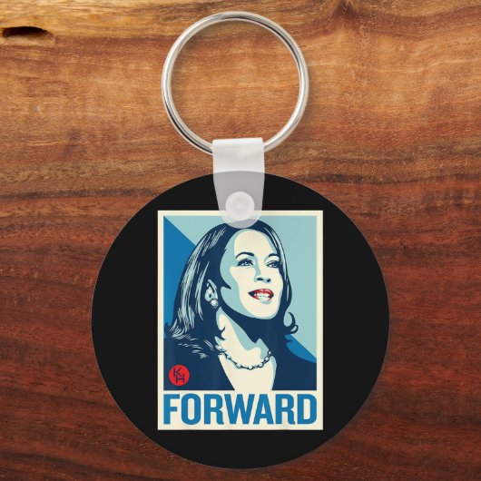 Kamala Harris Forward Schlüsselanhänger (Vorderseite)