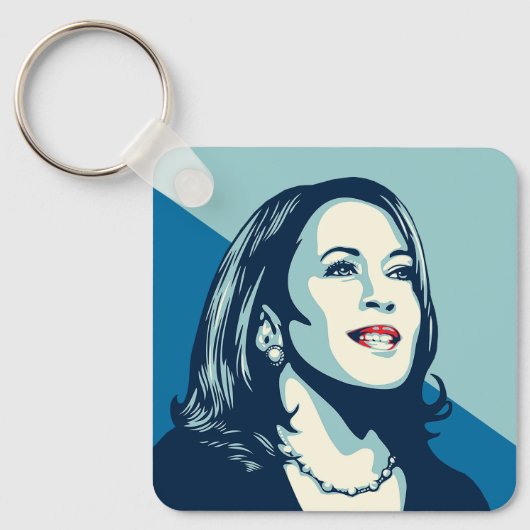 KAMALA HARRIS FORWARD SCHLÜSSELANHÄNGER (Vorderseite)
