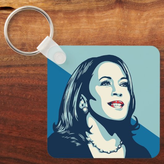 KAMALA HARRIS FORWARD SCHLÜSSELANHÄNGER (Vorderseite)