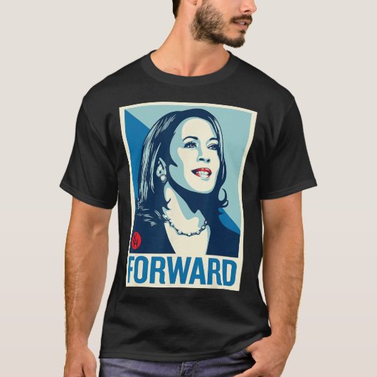 Kamala Harris Forward T-Shirt (Vorderseite)