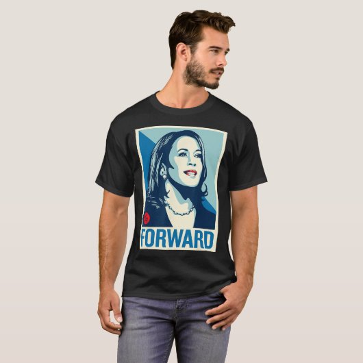 Kamala Harris Forward T-Shirt (Vorne ganz)
