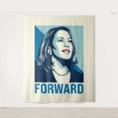 Kamala Harris Forward Wandteppich (Vorderseite)