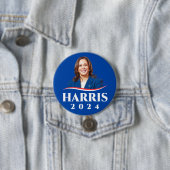 Kamala Harris Foto 2024 Button (Beispiel)