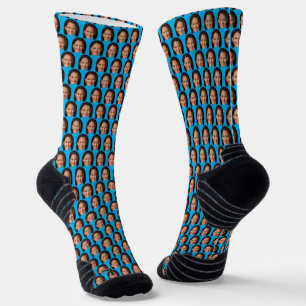 Kamala Harris Foto Face Kamala Harris Face Socken