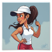 Kamala harris fotodruck (Vorne)