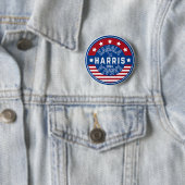 Kamala Harris Frau Präsidentin 2024 Button (Beispiel)