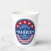Kamala Harris Frau Präsidentin 2024 Pappbecher (Vorderseite)