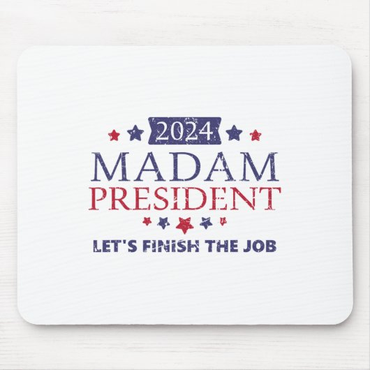 Kamala Harris Frau Präsidentin Lassen Sie uns den Mousepad (Vorne)