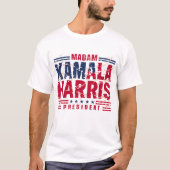 Kamala Harris Frau Präsidentin T-Shirt (Vorderseite)