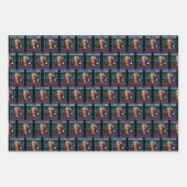 Kamala Harris Frau Präsidentin Weihnachts-Weihnach Geschenkpapier Set (Vorderseite)