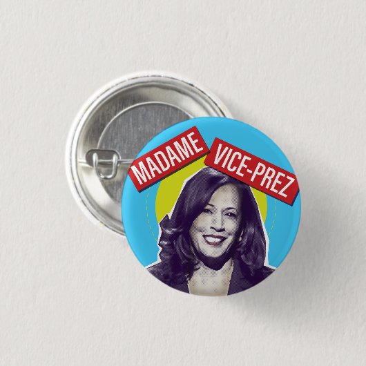 Kamala Harris / Frau Vizepräsidentin Button (Vorne & Hinten)