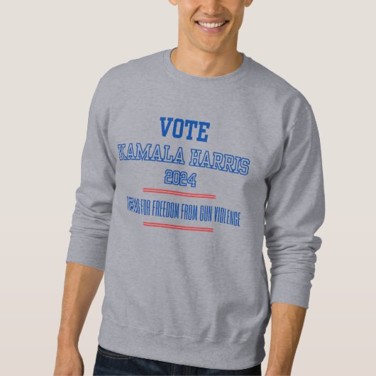Kamala Harris Freedom from Gun Gewalt Sweatshirt (Vorderseite)