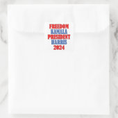 Kamala Harris Freedom Square Aufkleber 2024 (Tasche)