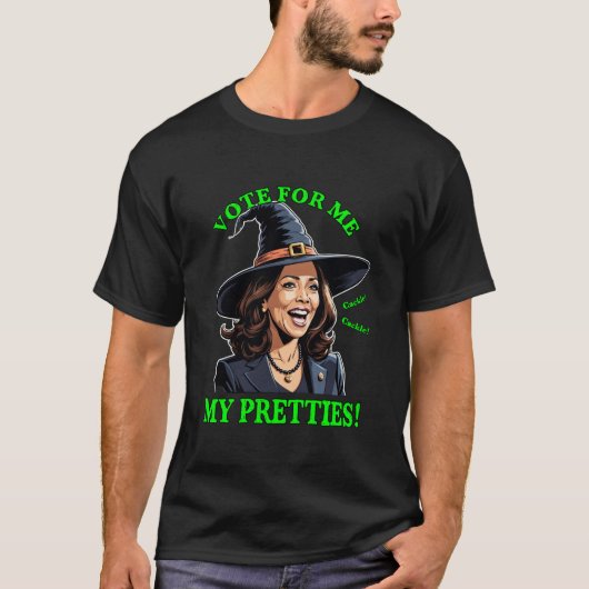 Kamala Harris Friendly Witch Vote Cackle Funny T S T-Shirt (Vorderseite)