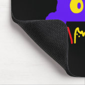 Kamala Harris Funny Cat Lettering Typografie Alpha Mousepad (Ecke)