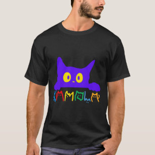 Kamala Harris Funny Cat Lettering Typografie Alpha T-Shirt