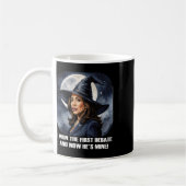 Kamala Harris Funny Debate Wahl 2024 Won Witch Kaffeetasse (Links)