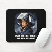 Kamala Harris Funny Debate Wahl 2024 Won Witch Mousepad (Mit Mouse)