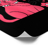 Kamala Harris Funny Pink Cat Kamala 2024 Poster (Ecke)