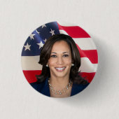 Kamala Harris für Amerika Button (Vorderseite)