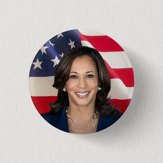 Kamala Harris für Amerika Button (Vorderseite)