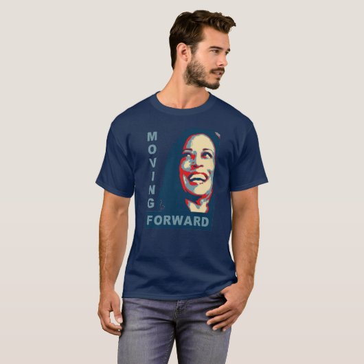 Kamala Harris für das Amt des Präsidenten 2024 T-Shirt (Vorne ganz)
