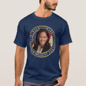 Kamala Harris für das demokratische Foto 2024 T-Shirt (Vorderseite)