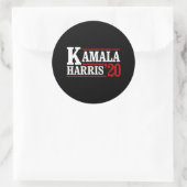 Kamala Harris für das Präsidentenamt 2020 - weiß - Runder Aufkleber (Tasche)