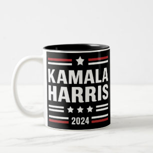 Kamala Harris für das Volk 2024 Präsident  Zweifarbige Tasse