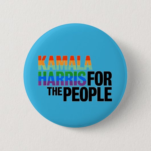Kamala Harris für das Volk Button (Vorderseite)