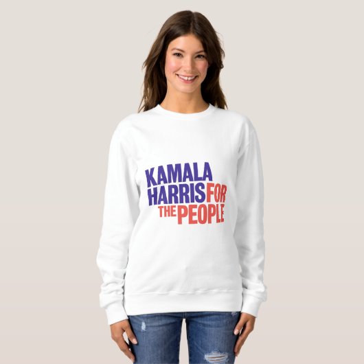 Kamala Harris für das Volk Sweatshirt (Vorne ganz)