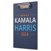 Kamala Harris für den demokratischen Präsidenten 2 Klemmbrett (Links)