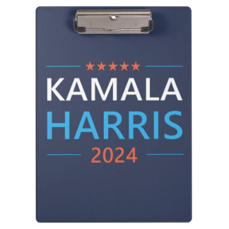 Kamala Harris für den demokratischen Präsidenten 2 Klemmbrett