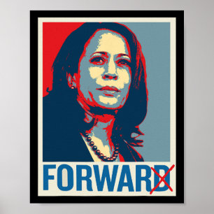 Kamala Harris für den Krieg nicht vorwärts Pro-tru Poster