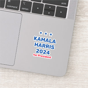 Kamala Harris für den Präsidenten 2024 Aufkleber
