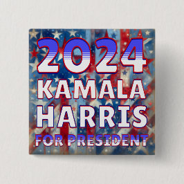 Kamala Harris für den Präsidenten 2024 Button