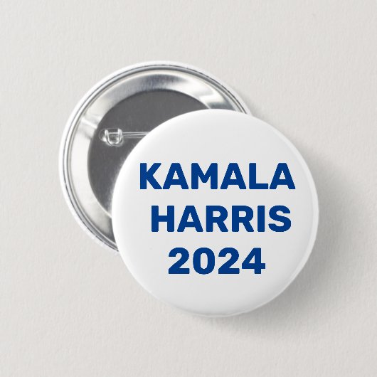 Kamala Harris für den Präsidenten 2024 Button (Vorne & Hinten)