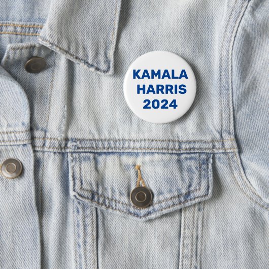 Kamala Harris für den Präsidenten 2024 Button (Beispiel)