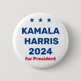 Kamala Harris für den Präsidenten 2024 Button