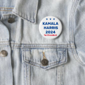 Kamala Harris für den Präsidenten 2024 Button (Beispiel)